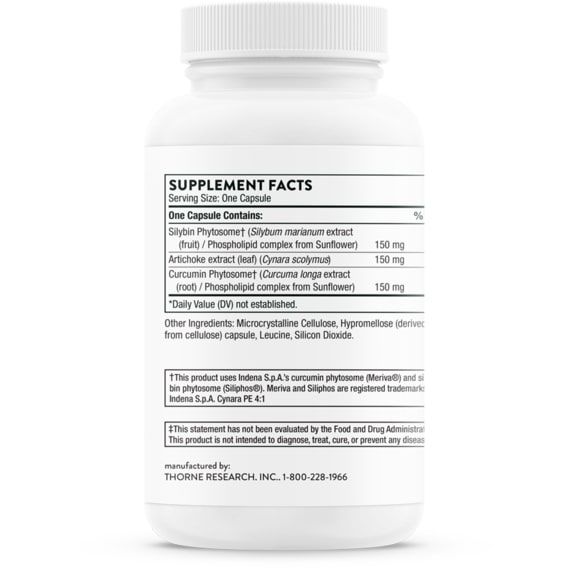 Комплекс для профілактики печінки Thorne Research S.A.T. 60 Caps | Зображення 1