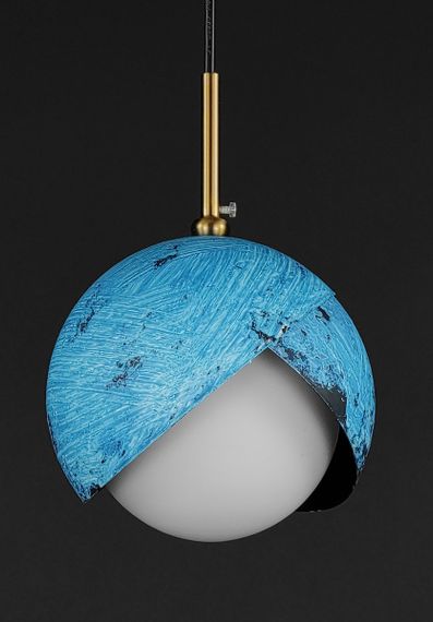 Люстра підвісна на 1 лампочку 27707 Латунь 30-180х15х15 см. | Зображення 3