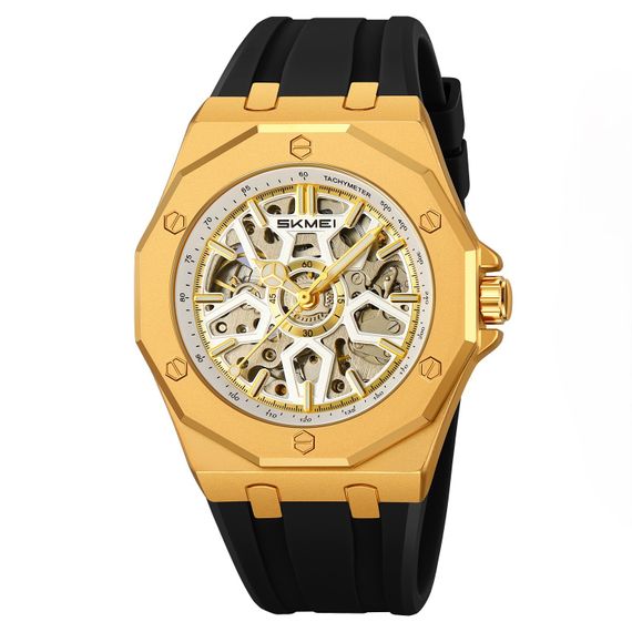 Класичний чоловічий годинник Skmei M036PGD Gold Steel