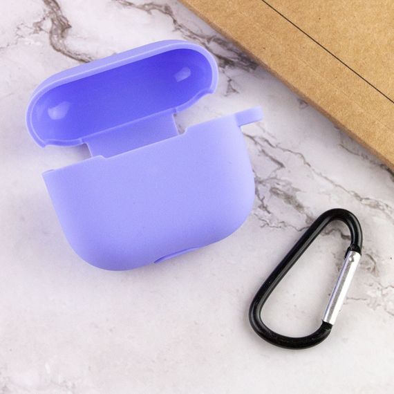 Силиконовый футляр для наушников AirPods 3 Сиреневый / Dasheen | Зображення 2
