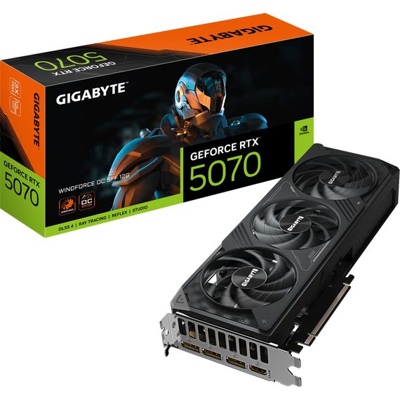 Відеокарта GIGABYTE GeForce RTX5070 12Gb WINDFORCE OC SFF (GV-N5070WF3OC-12GD) | Зображення 9