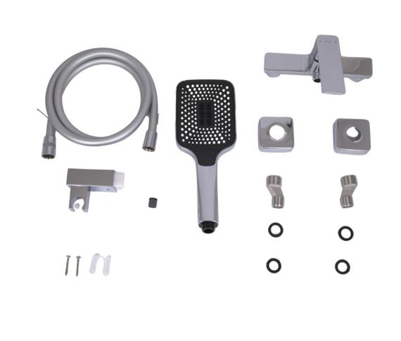 Змішувач для душа Qtap Capricorn, Chrome (k35) з душовим гарнітуром QTCAP4060102C48221 | Зображення 2