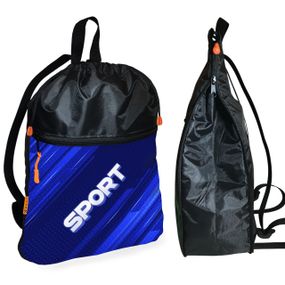 Рюкзак-мішок для взуття, спортивної форми Sport дитяча сумка для змінки з розширювачем (01408)