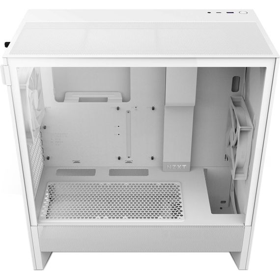 Корпус NZXT H5 Flow Compact All White (CC-H52FW-01) | Зображення 7