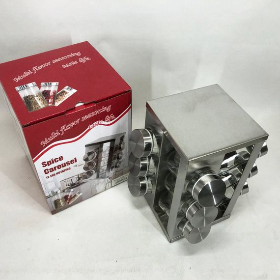 Банку для спецій UNIQUE 12 в 1, Пористий органайзер для зберігання спецій Баночка трав та WP-53 | Зображення 4