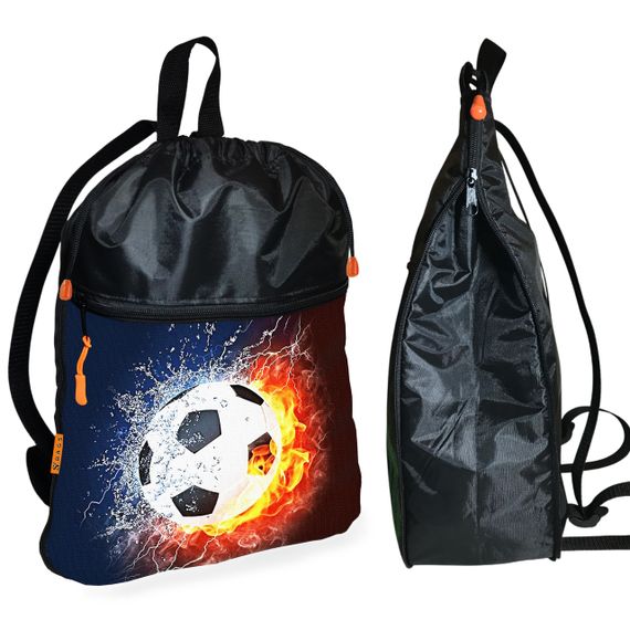 Шкільний рюкзак дитячий футбол + Сумка для взуття спортивної форми рюкзак-мішок хлопчикові (01866) | Зображення 1