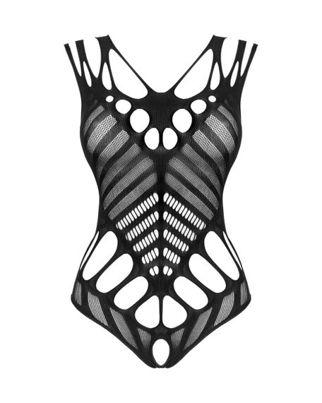 Боди с большими вырезами Obsessive B139 crotchless teddy S/M/L, с доступом sexstyle | Зображення 2