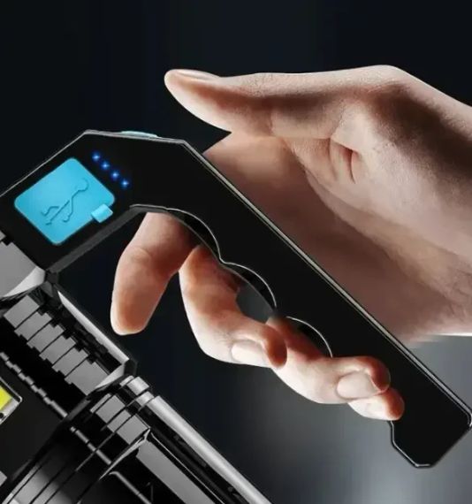 Фонарик Multi Fuction Portable Lamp водонепроницаемый. Светодиодный ручной фонарь с зарядкой от USB | Зображення 4