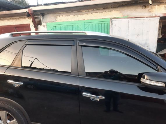 Вітровики (4 шт, HIC) для Kia Sorento XM 2009-2014 рр | Зображення 4