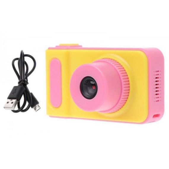 Дитячий цифровий фотоапарат Dvr baby camera V7 Рожевий | Зображення 2