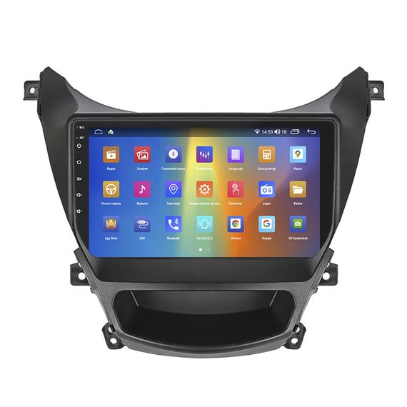 Штатная магнитола Lesko для Hyundai Avante V 2010-2015 экран 9" 2/32Gb CarPlay 4G Wi-Fi GPS Prime | Зображення 1
