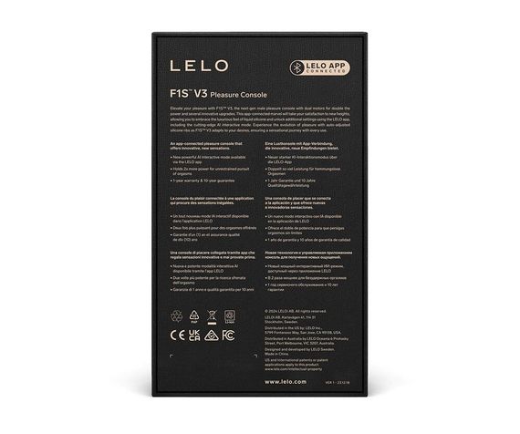 Смарт-мастурбатор LELO F1S V3 Teal, 2 мотора, 8 режимов, стимуляция звуковыми волнами | Зображення 4
