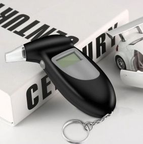 Хороший персональный мобильный алкотестер Digital Breath Alcohol Tester с мундштуками  .
