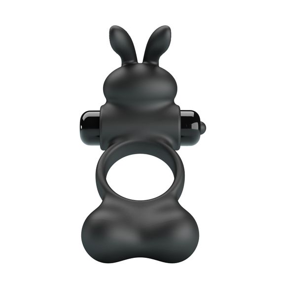 Ерекційне кільце - Pretty Love Vibrant Penis Ring Yusuf Black | Зображення 2
