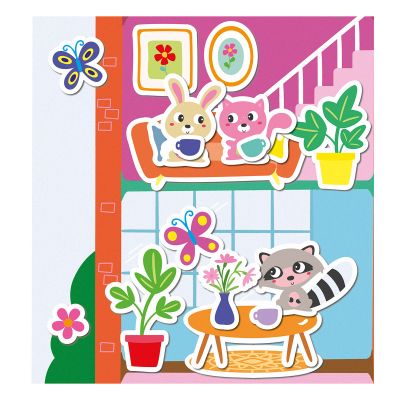 Набор для творчества Ses Creative з наліпками серії My first Затишний будинок (14476S) | Зображення 2