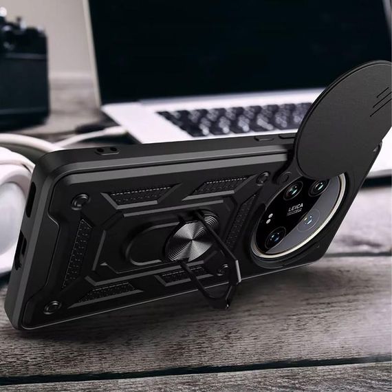 Чохол Ummi Camshield Serge Ring для Xiaomi 15 Ultra Чорний / Black | Зображення 2