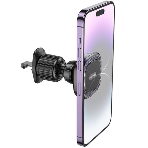 Автотримач Borofone BH96 NT Ice ring magnetic (air outlet) Black / Gray | Зображення 3