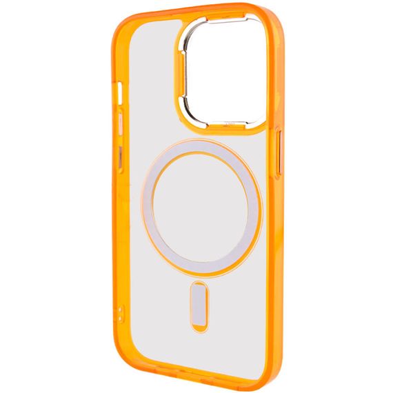 Чохол TPU Iris with MagSafe для Apple iPhone 13 Pro (6.1") Помаранчевий | Зображення 3