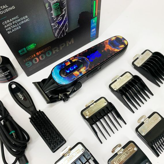 Профі машинка для стрижки волосся VGR, Сімейна машинка для стрижки волосся Тример скронь QY-93 | Зображення 6