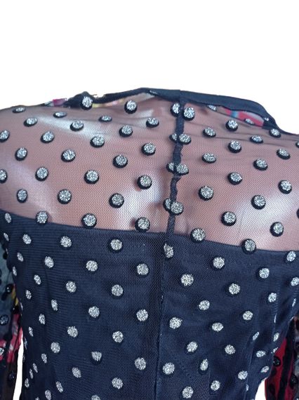 Сукня з сіткою зверху М&M чорний (213867) | Зображення 8