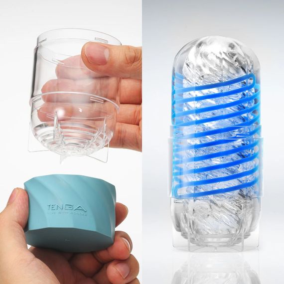 Мастурбатор Tenga Spinner DX 03 Steps, з пружною стимулювальною спіраллю всередині, потужний вплив | Зображення 4