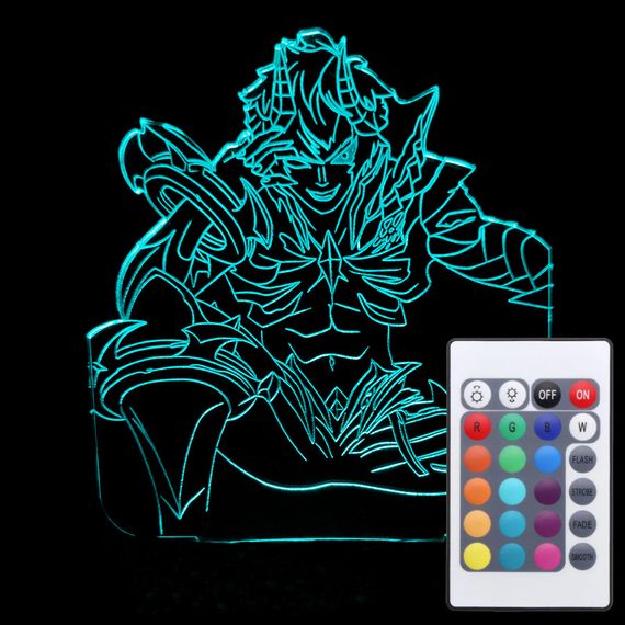 Акриловый светильник-ночник с пультом 16 цветов Дариус tty-n001169