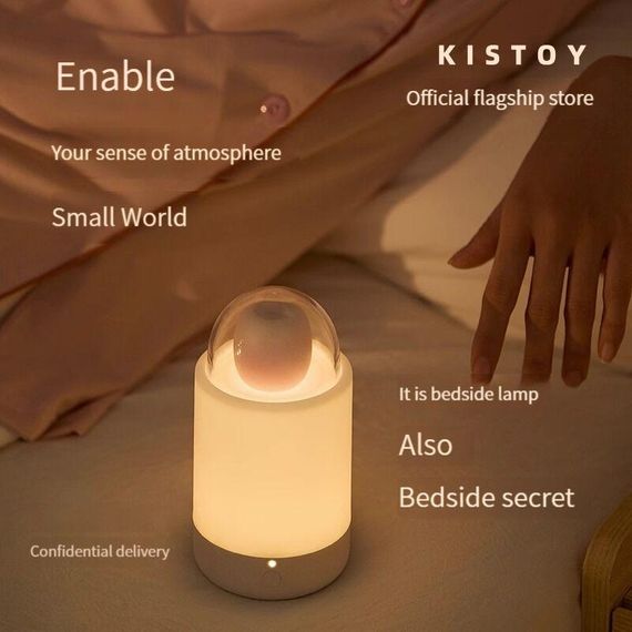 Вакуумный стимулятор с вибрацией «конфетка на палочке» KISTOY Bling Pop, зарядный кейс-ночник sexstyle | Зображення 12