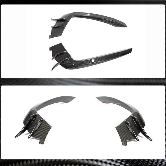 Накладки на протитуманні фари Карбон (для S-Line 2014-2018) для Ауди A6 C7 рр | Зображення 1