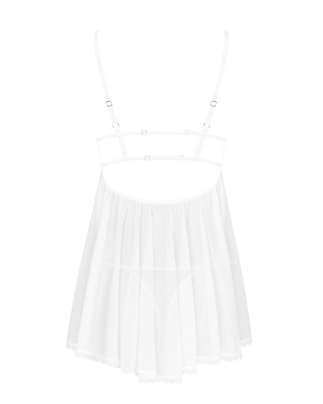 Пеньюар і трусики Obsessive Heavenlly babydoll & thong XS/S | Зображення 3