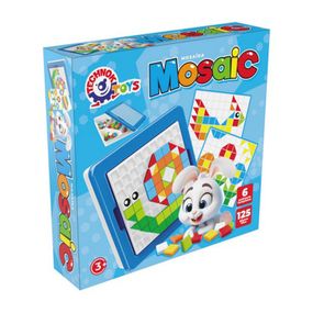 Детский развивающий набор "Мозаика" 2215TXK 125 фишек, 6 шаблонов