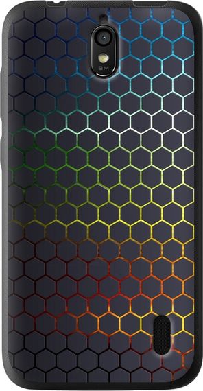 Чехол на Huawei Ascend Y625 Переливающиеся соты "498u-161-17620"