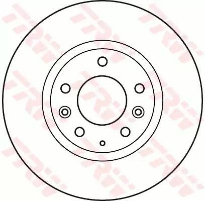 Диск гальмівний MAZDA CX-7(ER)/CX-9(TB) F D=295,7mm 07-15, TRW (DF4958S) | Зображення 1