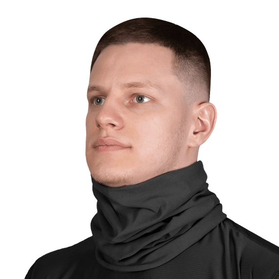 Шарф-труба Eco 100%  Cotton Black (2245), | Зображення 2