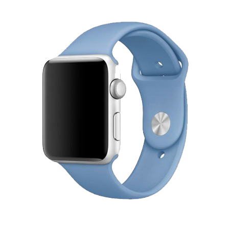 Спортивний ремінець блакитного кольору для Apple Watch 42/44 мм
