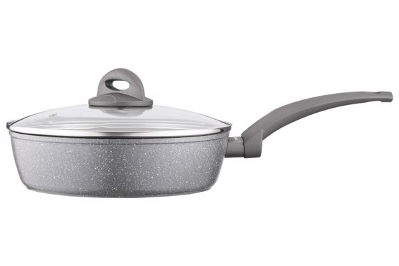 Сковорода ARDESTO глибока з кришкою Gemini Gourmet Apulia, 24см, алюміній, сірий (AR2424GGL) | Зображення 9