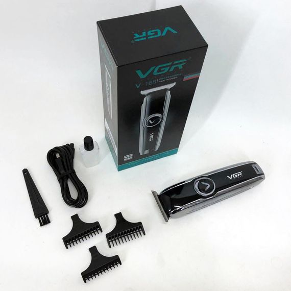 Машинка для стрижки акуммуляторная, Триммер беспроводной, Профессиональный триммер с насадками VO-42 | Зображення 5