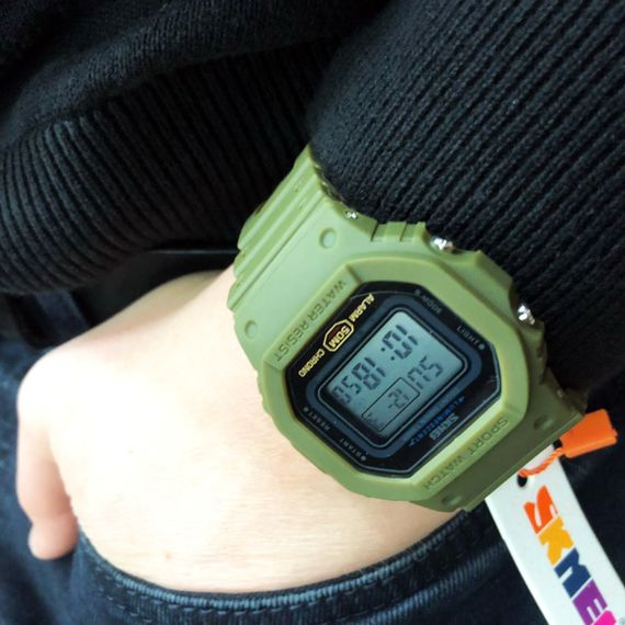 Годинник наручний чоловічий SKMEI 1628AGWT, армійський годинник протиударний, наручний годинник для військових | Зображення 4