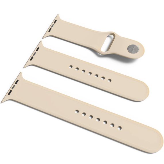 Силіконовий ремінець для Apple Watch Sport Band 42 / 44 / 45 / 49 (S/M & M/L) 3 pcs