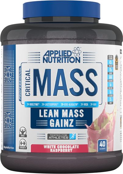 Гейнер Applied Nutrition Critical Mass Professional (2.4kg - 16 Servings) (White Chocolate Raspberry)