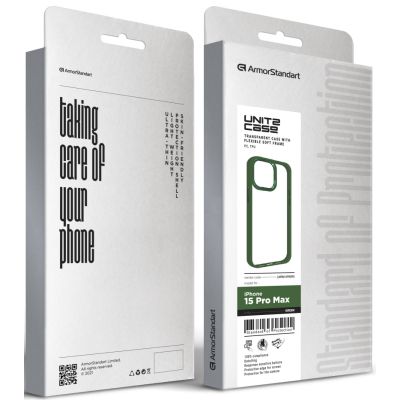 Чехол для мобильного телефона Armorstandart UNIT2 Apple iPhone 15 Pro Max Green (ARM69989) | Зображення 4