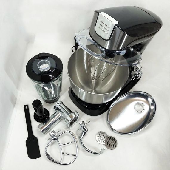 Багатофункціональний кухонний комбайн Rainberg RB-8080 Тістоміс, М'ясорубка, Блендер, Потужний блендер | Зображення 9