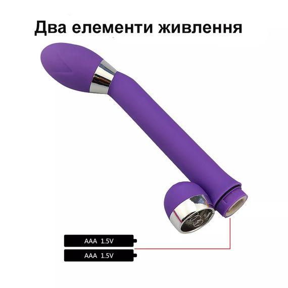 Вібратор для точки G (фіолетовий, ААА) | Зображення 1