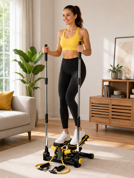 Степпер Besport BS-9010HR Trekka чорно-жовтий | Зображення 7