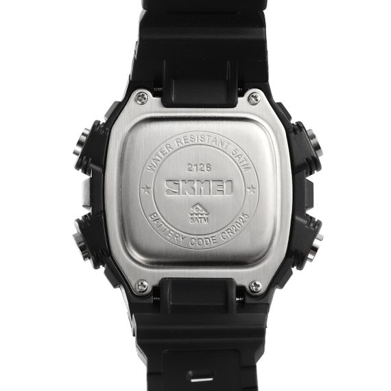 Спортивний чоловічий годинник Skmei 2126SIBK Silver-Black | Зображення 6