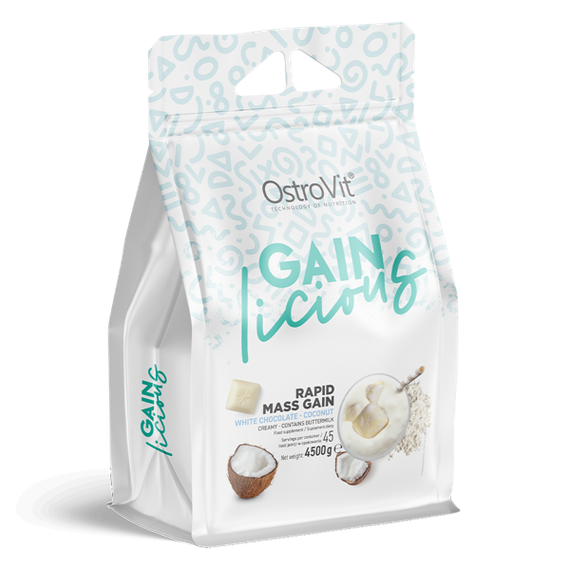 Гейнер OstroVit GAINlicious 4500 g (White chocolate with coconut)