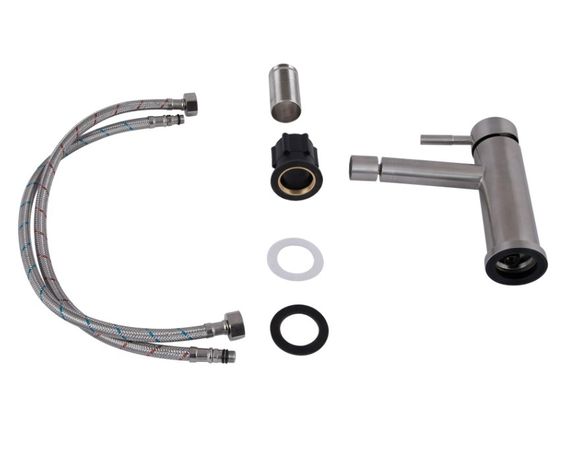 Змішувач для біде Lidz Aria 001AF, Nickel (k35) LDARI001AFNKS46096 | Зображення 2