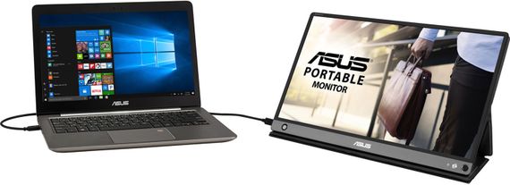 Монітор LCD 15.6&quot; Asus MB16AHP MicroHDMI, USB-C, MM, IPS, 1920x1080, 7800mAh (90LM04T0-B01170) | Зображення 4
