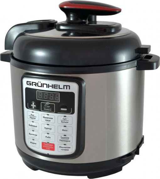 Мультиварка -скороварка GRUNHELM MPC-15B 4л 900Вт,