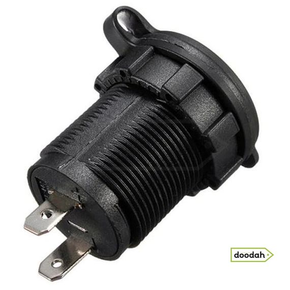 Порт / гніздо прикурювача Recessed SFV 5-28V, IP55 - гарантія від магазину | Зображення 2