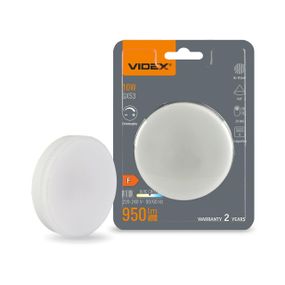 Світлодіодна лампа VIDEX GX53D 10W 4100K 220V димерна